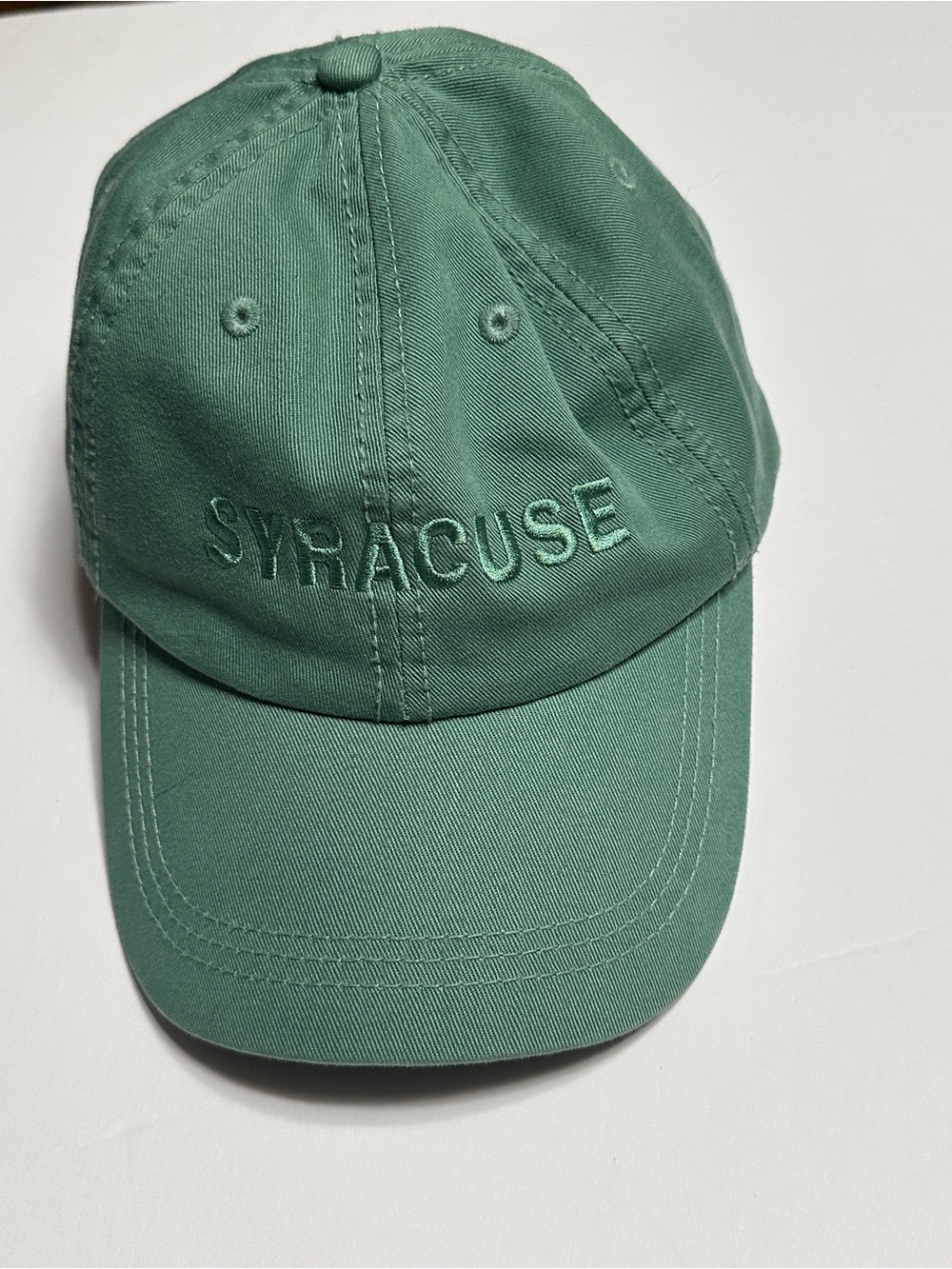 Velocity Syracuse Embroidered Unisex Adult Hat - Teal Green